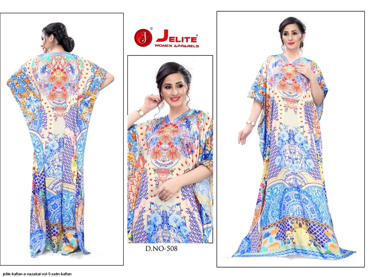 JELITE KAFTAN E NAZAKAT VOL 5 SATIN KAFTAN H