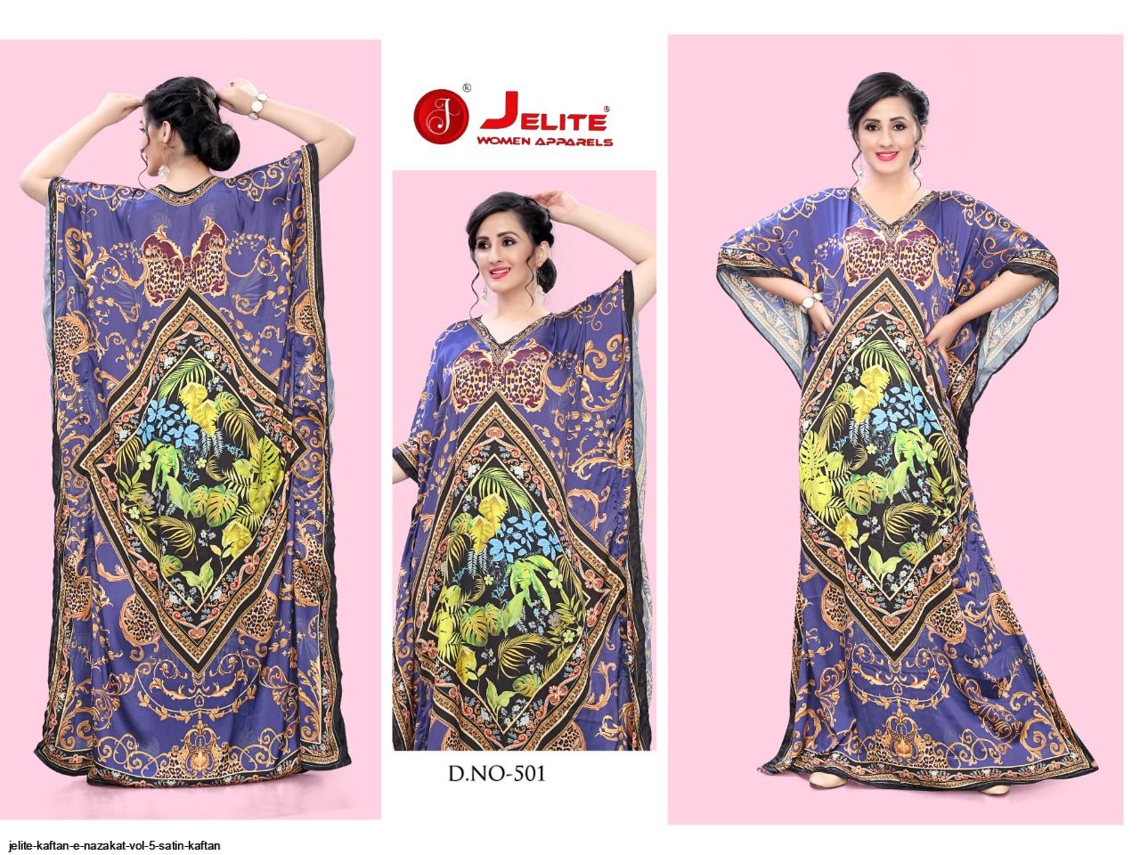 JELITE KAFTAN E NAZAKAT VOL 5 SATIN KAFTAN A