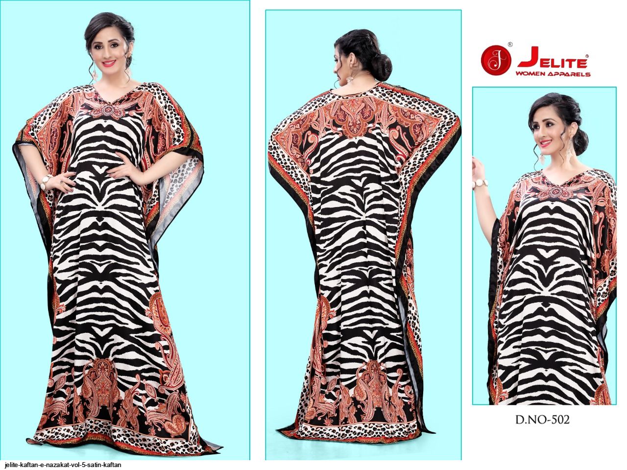 JELITE KAFTAN E NAZAKAT VOL 5 SATIN KAFTAN B