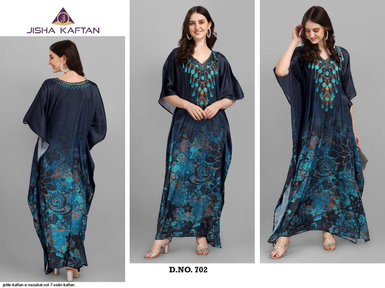 JELITE KAFTAN E NAZAKAT VOL 7 SATIN KAFTAN B