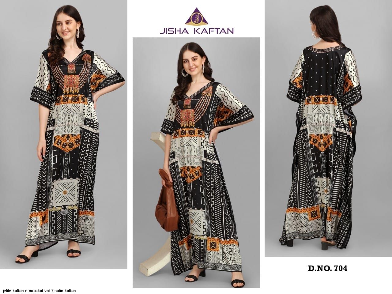 JELITE KAFTAN E NAZAKAT VOL 7 SATIN KAFTAN E