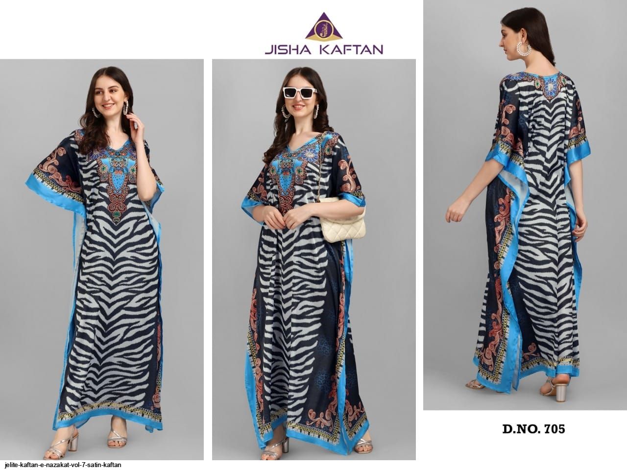 JELITE KAFTAN E NAZAKAT VOL 7 SATIN KAFTAN H