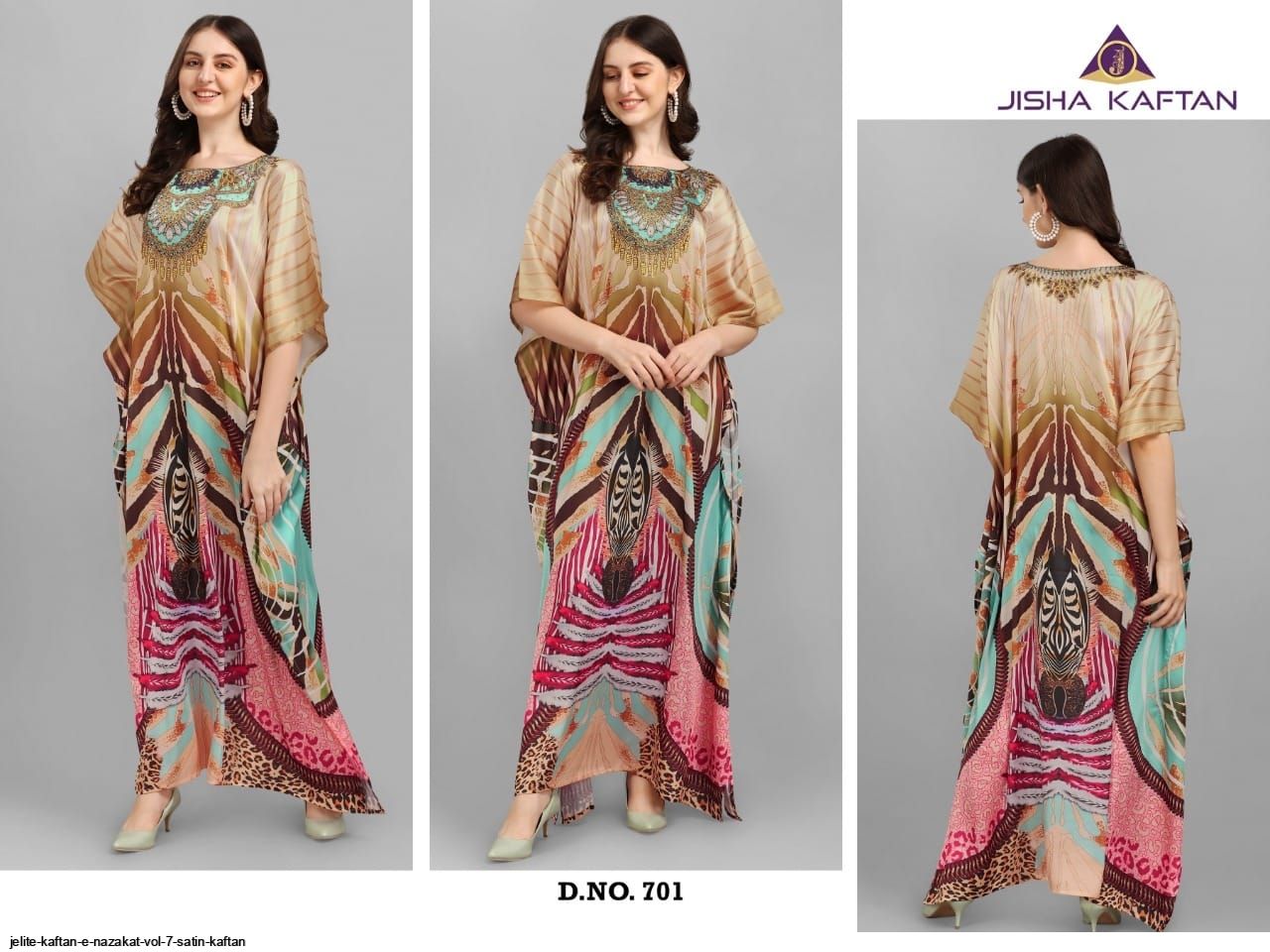 JELITE KAFTAN E NAZAKAT VOL 7 SATIN KAFTAN A