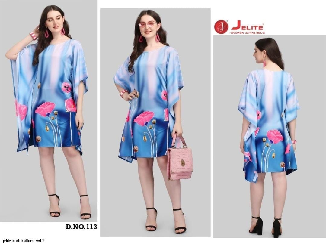 JELITE KURTI KAFTANS VOL 2 WESTERN WEAR A