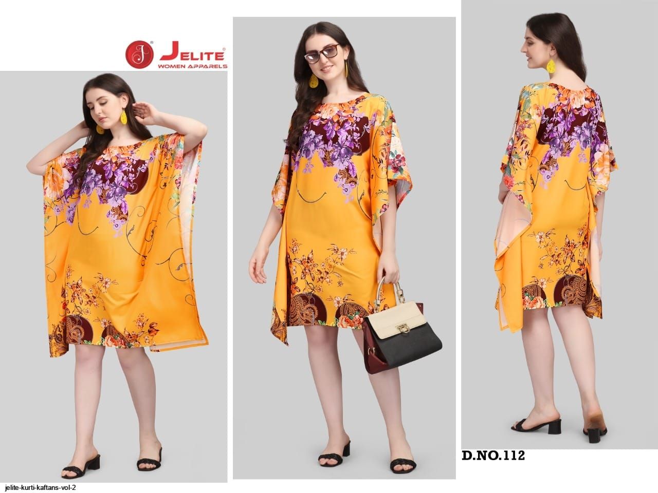 JELITE KURTI KAFTANS VOL 2 WESTERN WEAR F