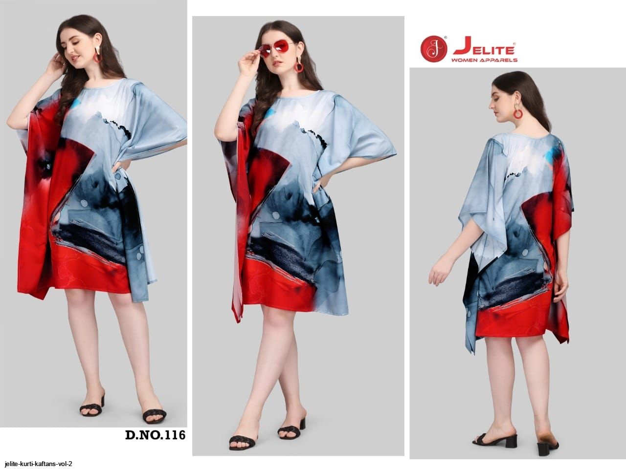 JELITE KURTI KAFTANS VOL 2 WESTERN WEAR C
