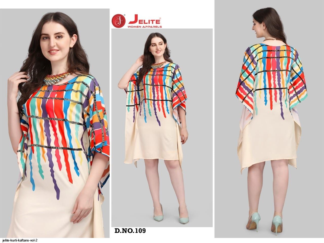 JELITE KURTI KAFTANS VOL 2 WESTERN WEAR D