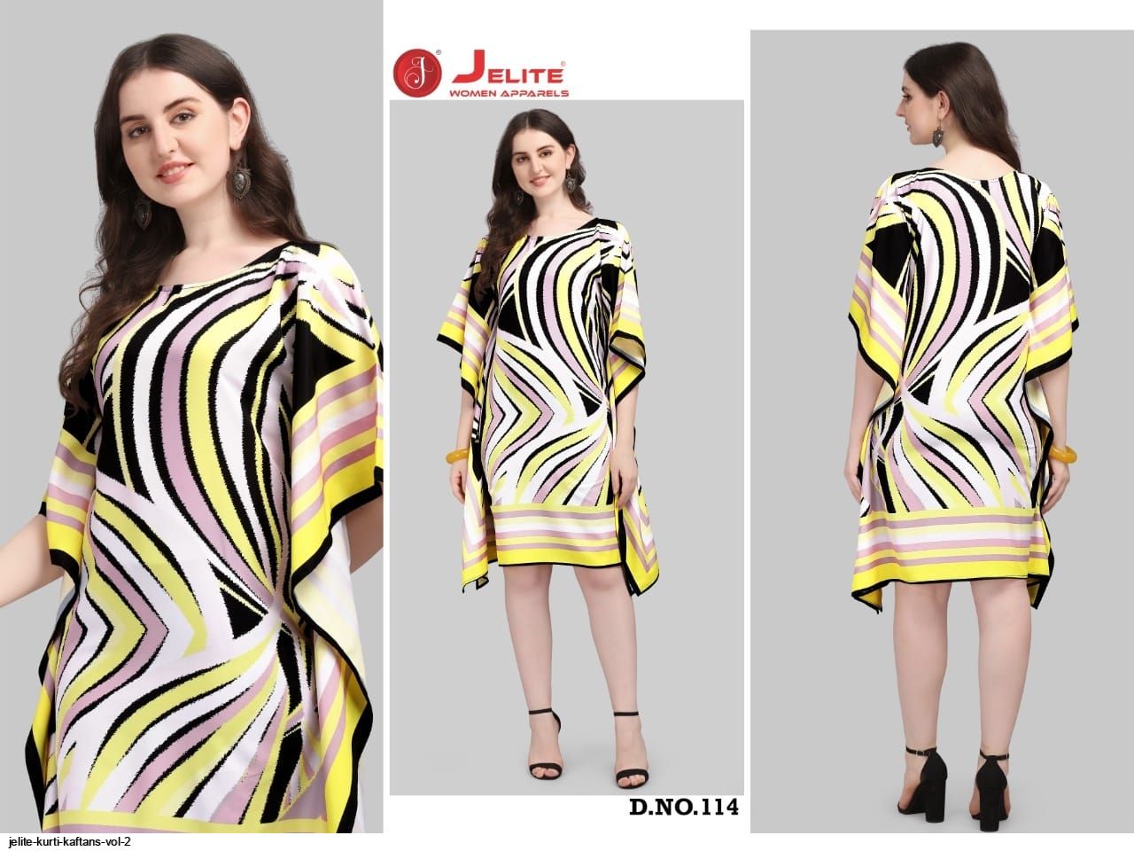 JELITE KURTI KAFTANS VOL 2 WESTERN WEAR H