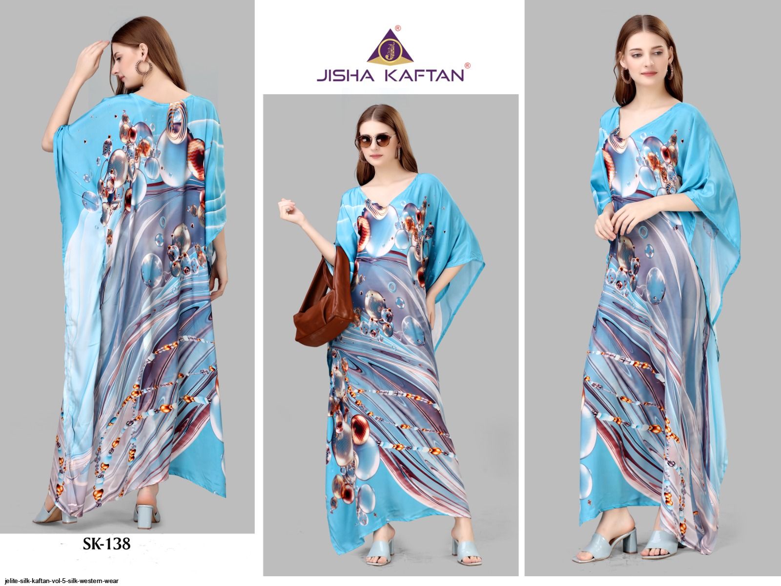 JELITE SILK KAFTAN VOL 5 SILK WESTERN WEAR F
