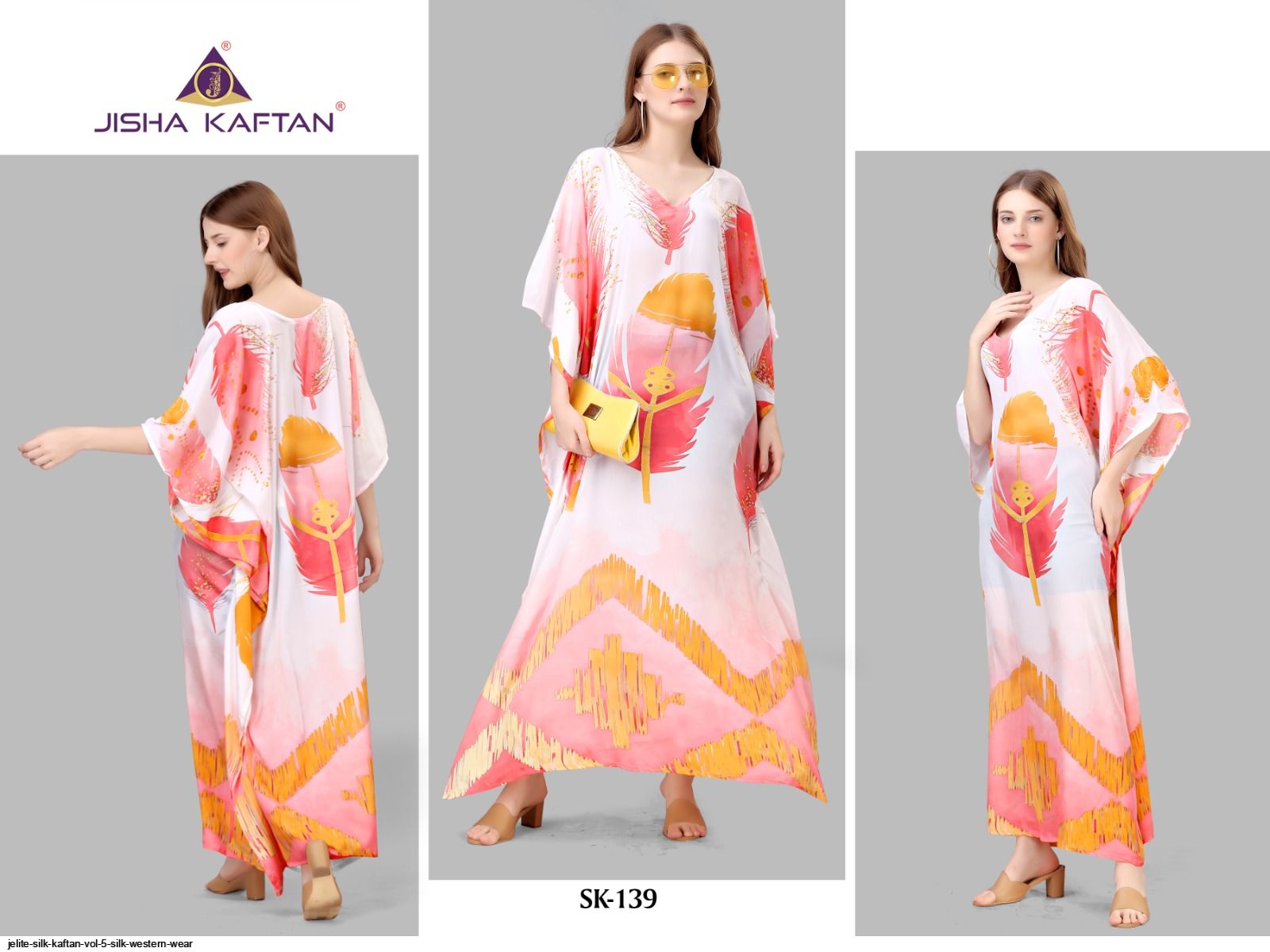 JELITE SILK KAFTAN VOL 5 SILK WESTERN WEAR H
