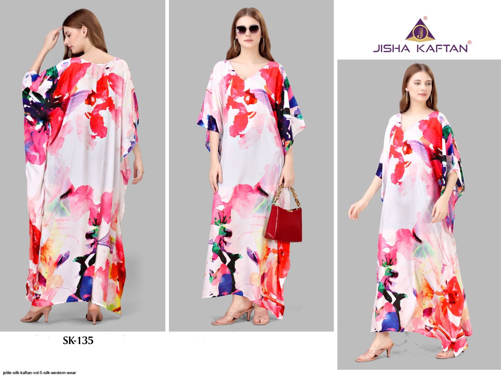 JELITE SILK KAFTAN VOL 5 SILK WESTERN WEAR B