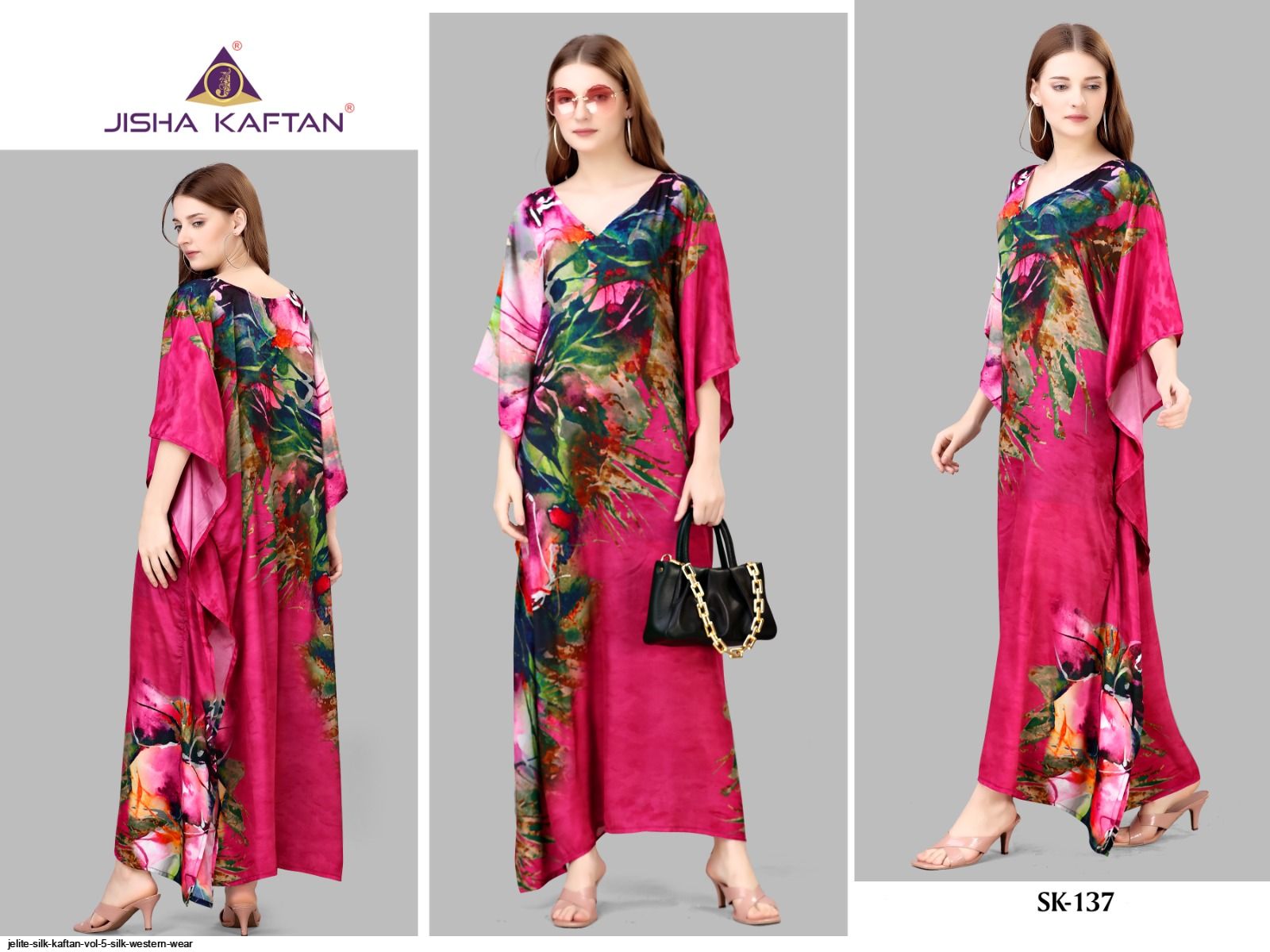 JELITE SILK KAFTAN VOL 5 SILK WESTERN WEAR E