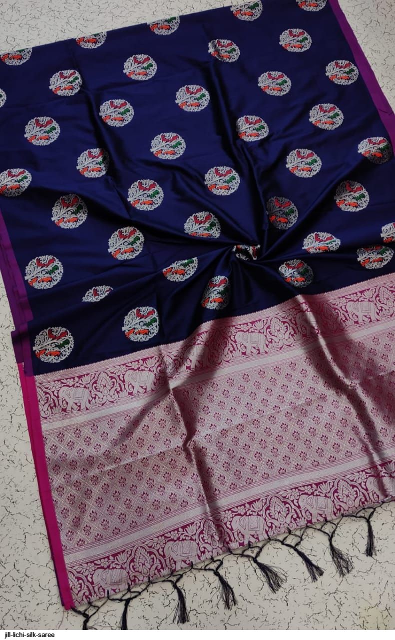 JILL LICHI SILK SAREE C