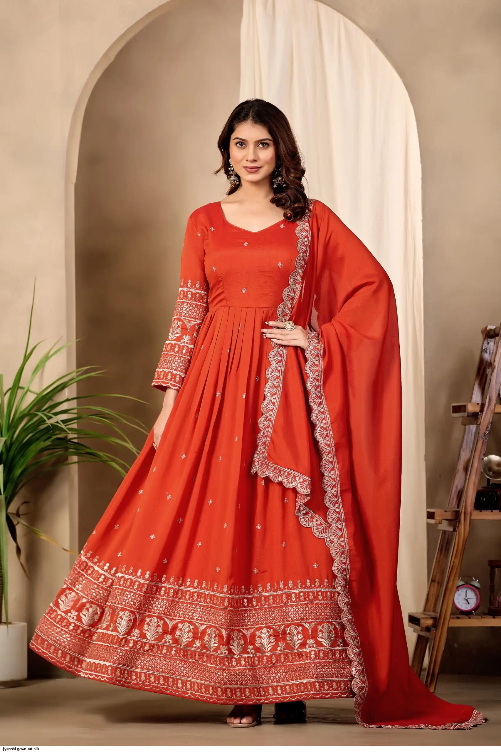 JIYANSHI GOWN ART SILK 9