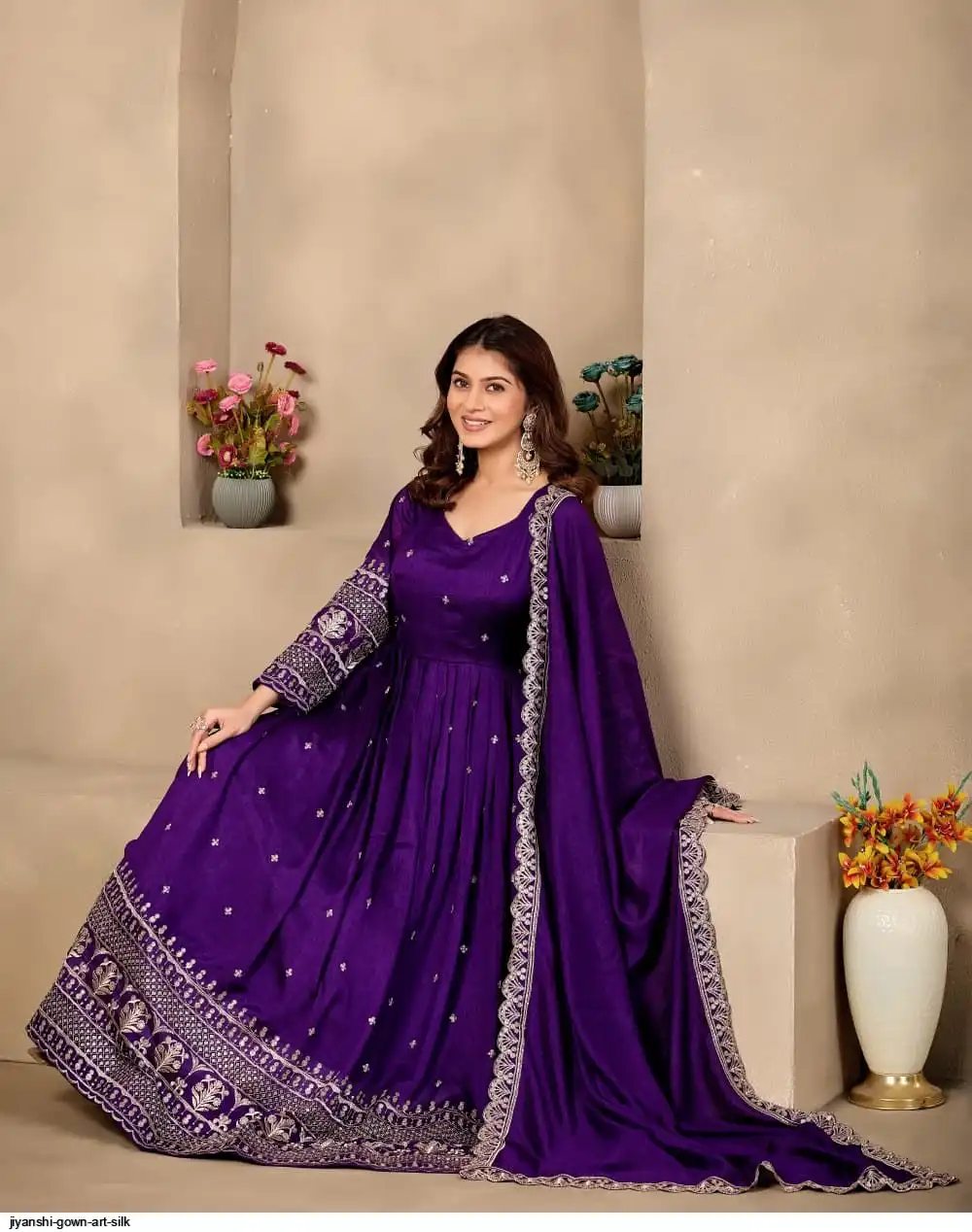 JIYANSHI GOWN ART SILK 10