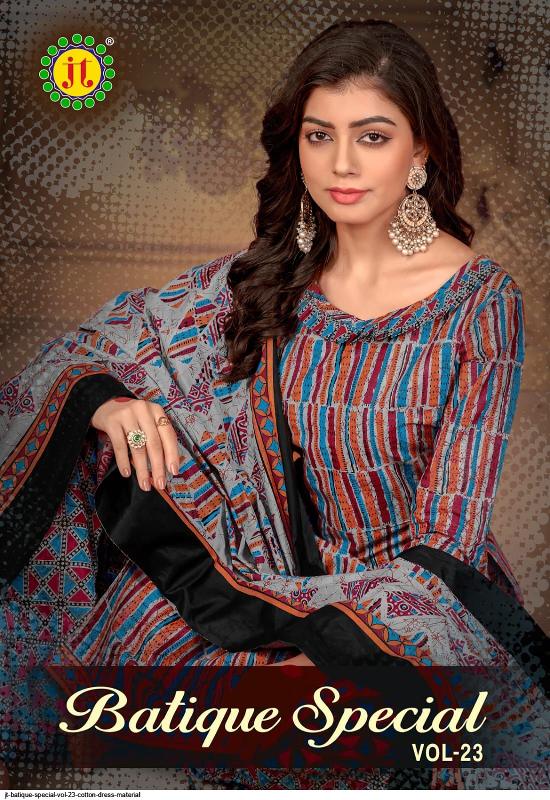 JT BATIQUE SPECIAL VOL 23 COTTON DRESS MATERIAL
