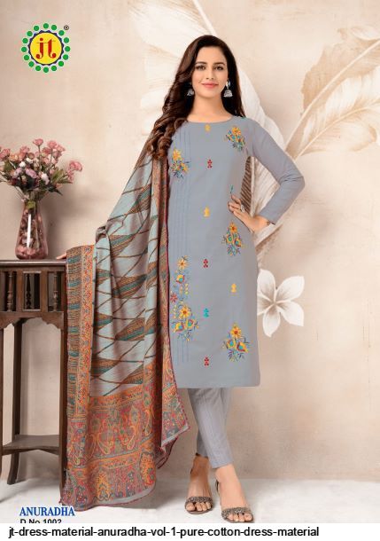 Printed Pure Cotton Dress Material at Rs 355 in Surat | ID: 2851057250073