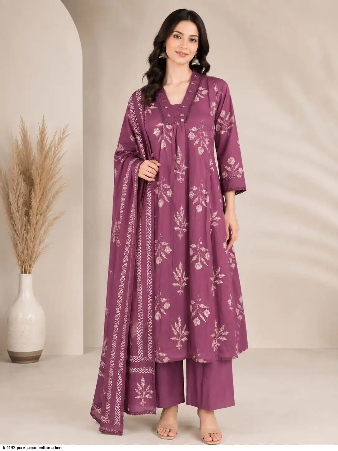 K 1193 PURE JAIPURI COTTON A LINE B