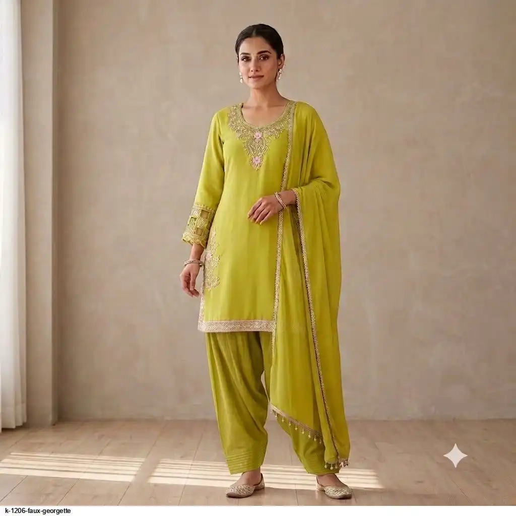 K 1206 FAUX GEORGETTE A
