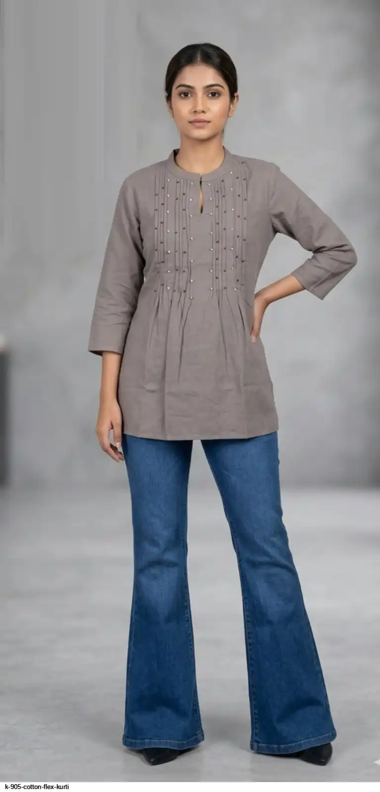 K 905 COTTON FLEX KURTI 5