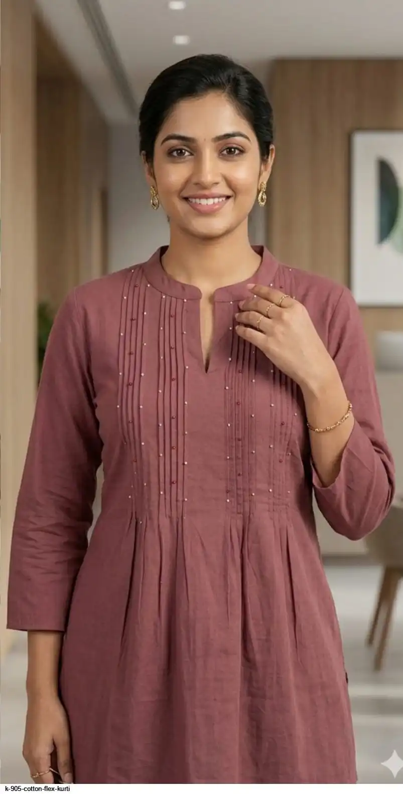 K 905 COTTON FLEX KURTI 6