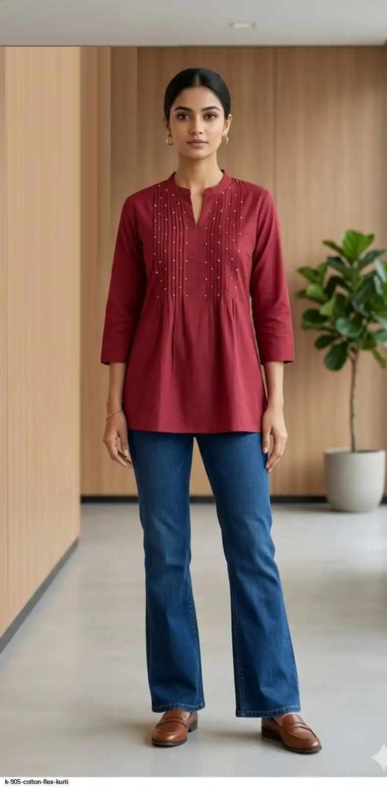 K 905 COTTON FLEX KURTI 7