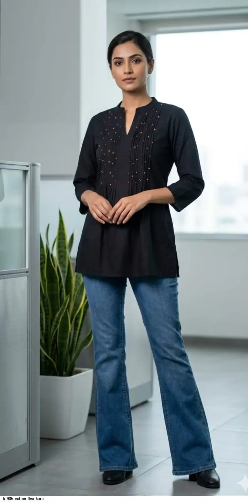 K 905 COTTON FLEX KURTI 8