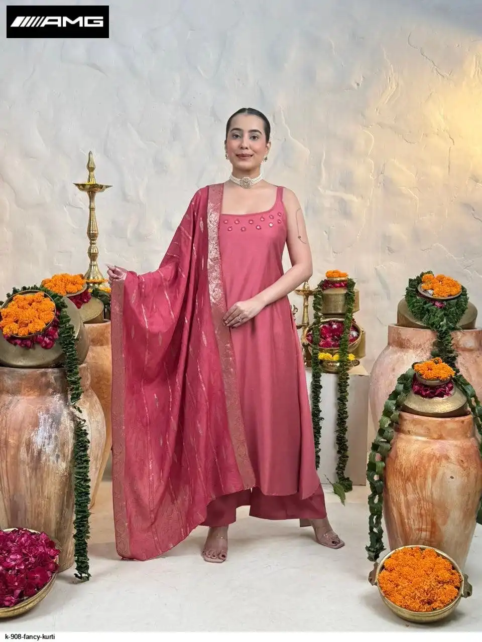 K 908 FANCY KURTI 2