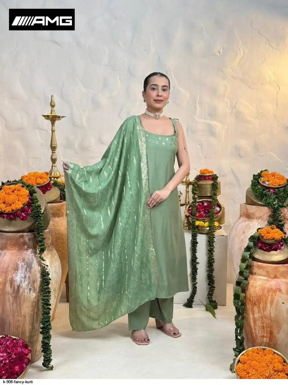 K 908 FANCY KURTI 9