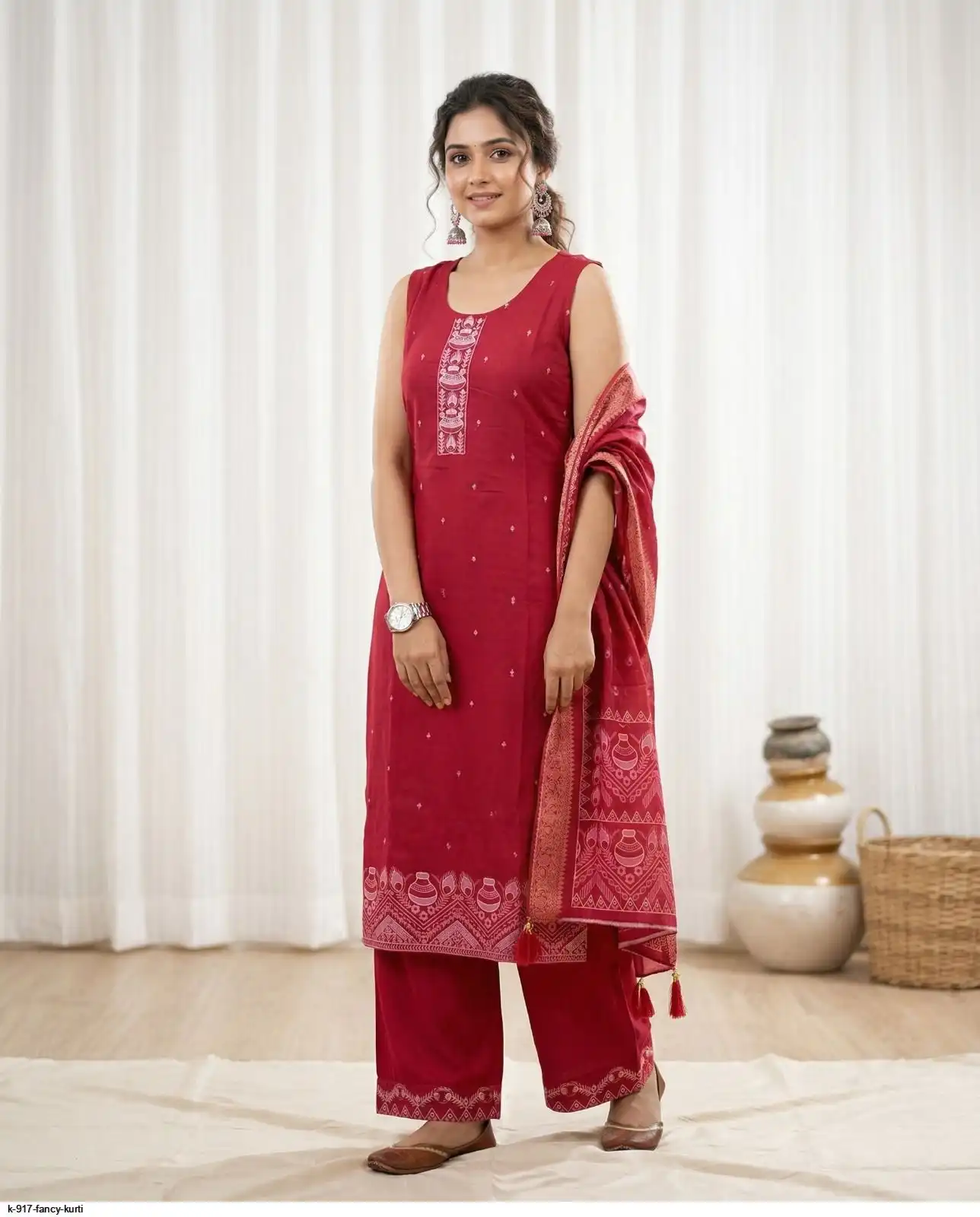K 917 FANCY KURTI 2