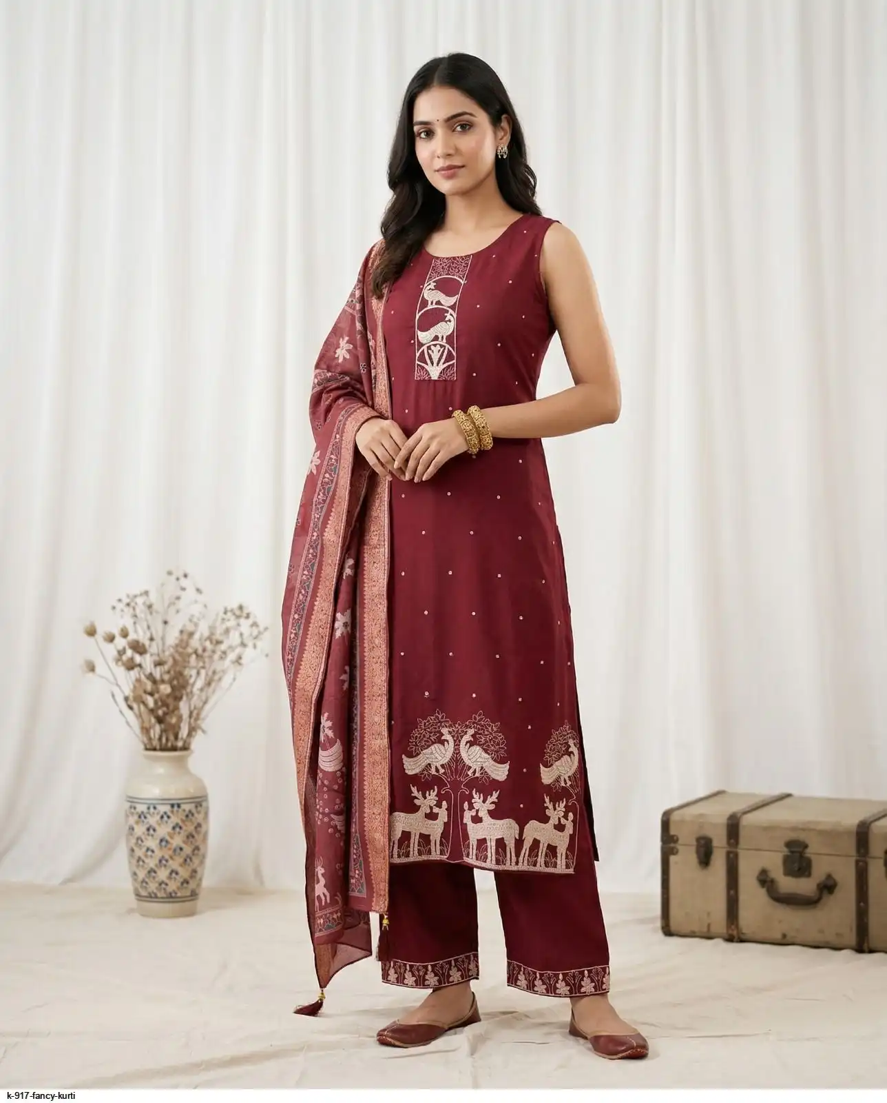 K 917 FANCY KURTI 3