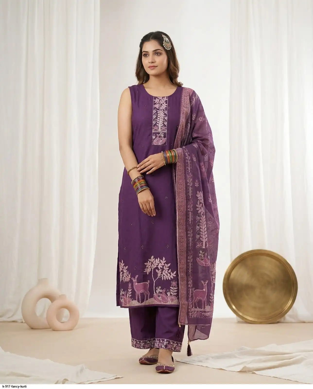 K 917 FANCY KURTI 6