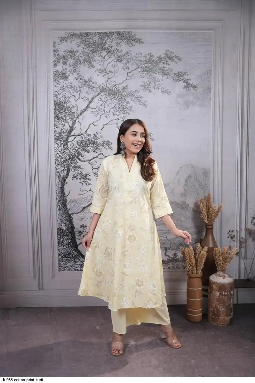 K 935 COTTON PRINT KURTI 3