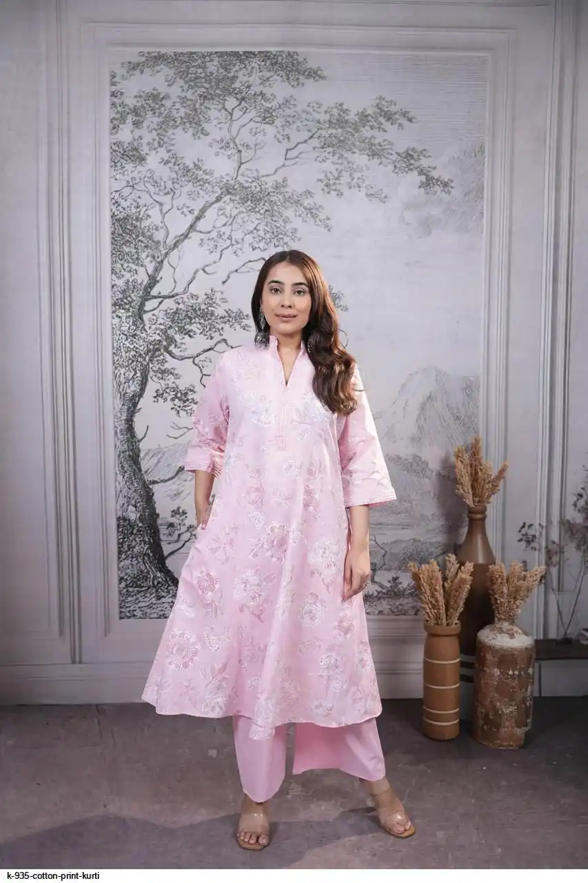 K 935 COTTON PRINT KURTI 2