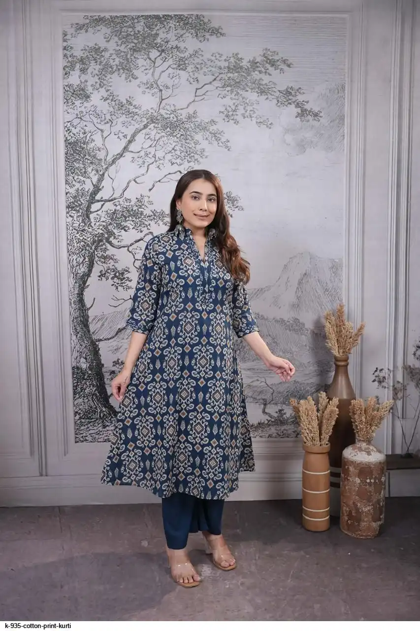 K 935 COTTON PRINT KURTI 6