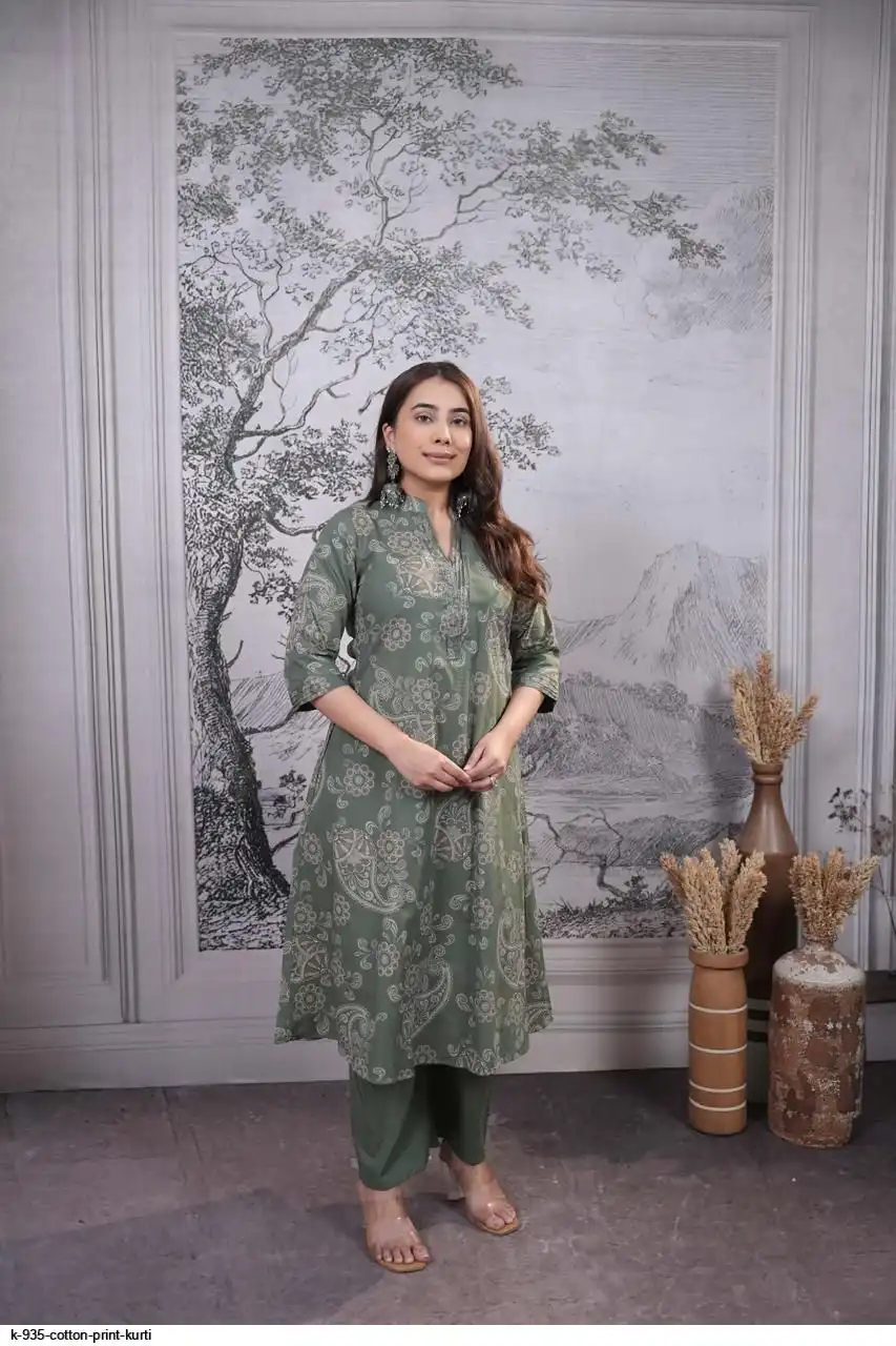 K 935 COTTON PRINT KURTI 7