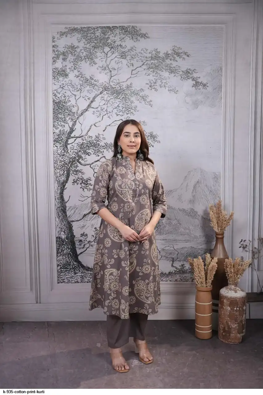 K 935 COTTON PRINT KURTI 8