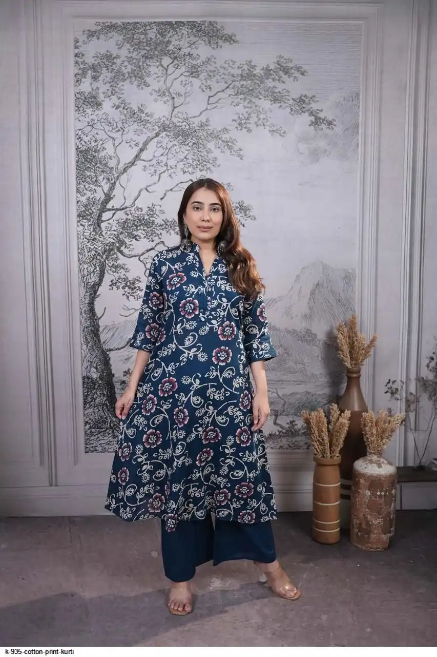 K 935 COTTON PRINT KURTI 10