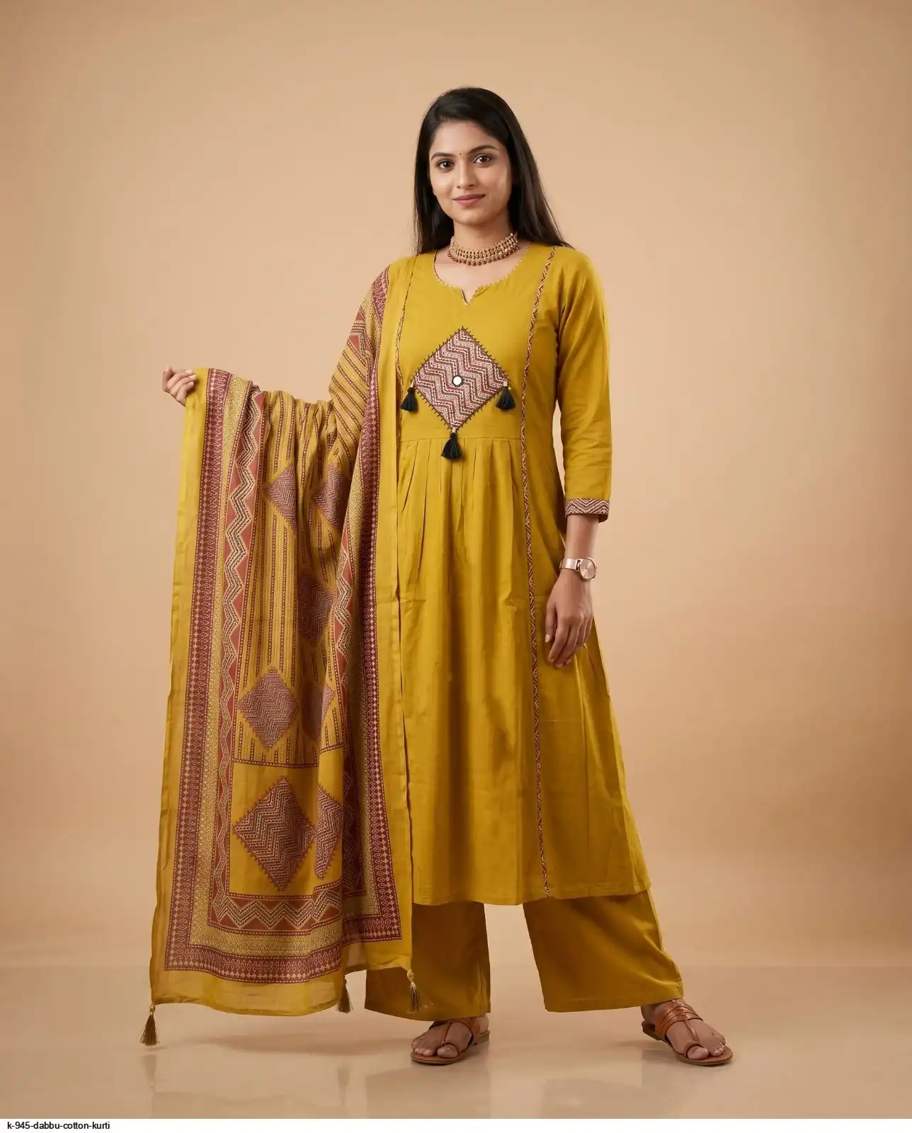 K 945 DABBU COTTON KURTI B