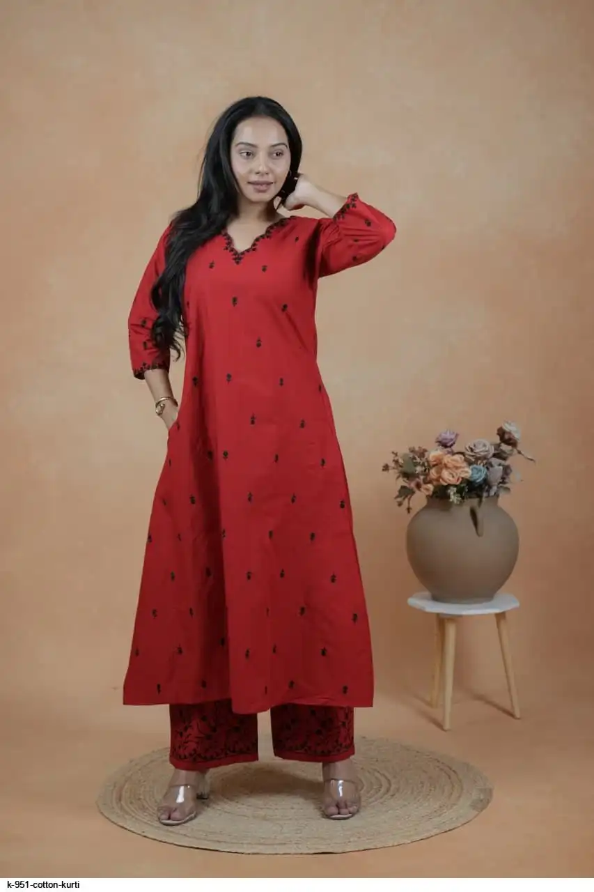 K 951 COTTON KURTI 3