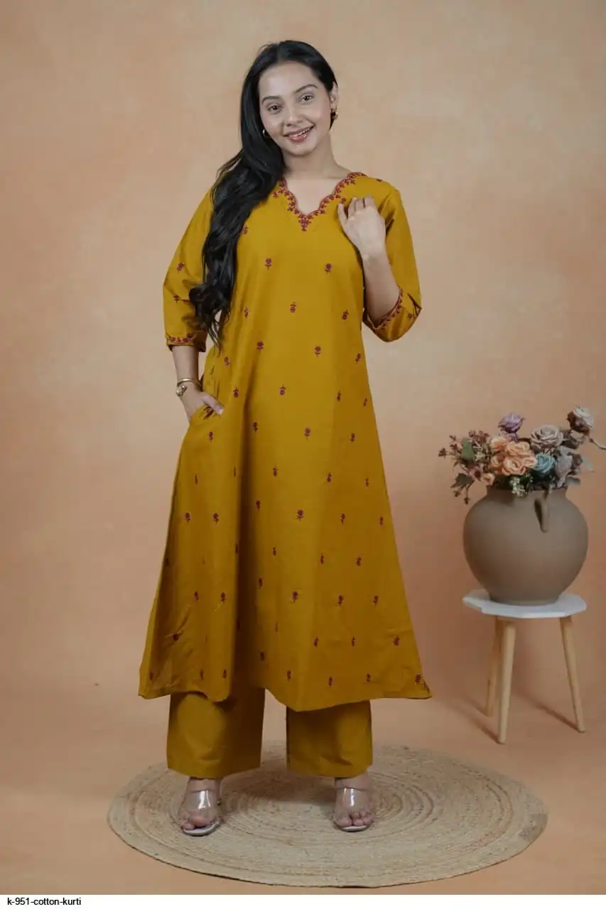 K 951 COTTON KURTI 4