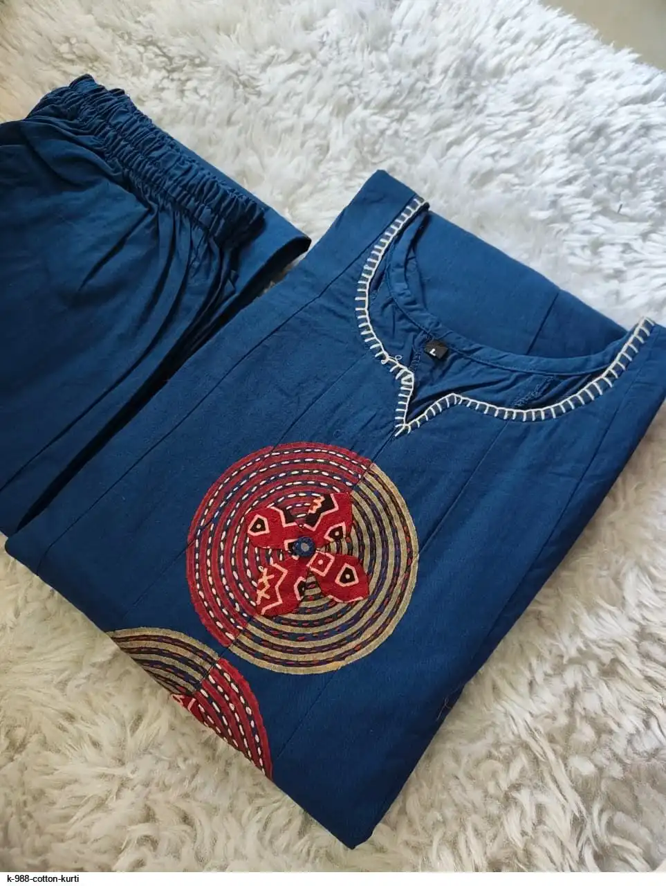 K 988 COTTON KURTI A