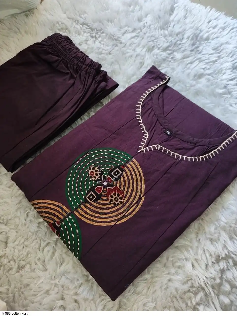 K 988 COTTON KURTI B