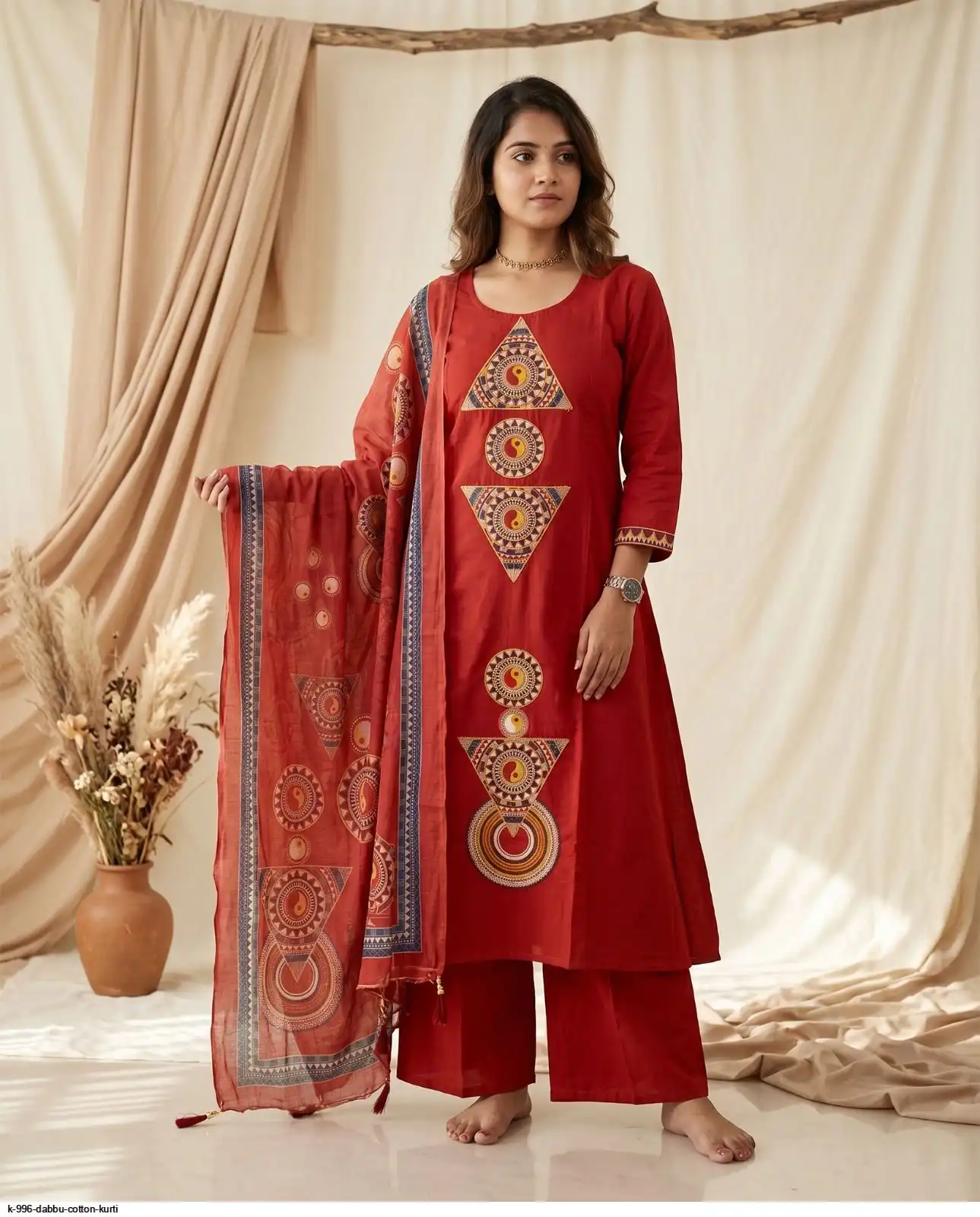 K 996 DABBU COTTON KURTI B