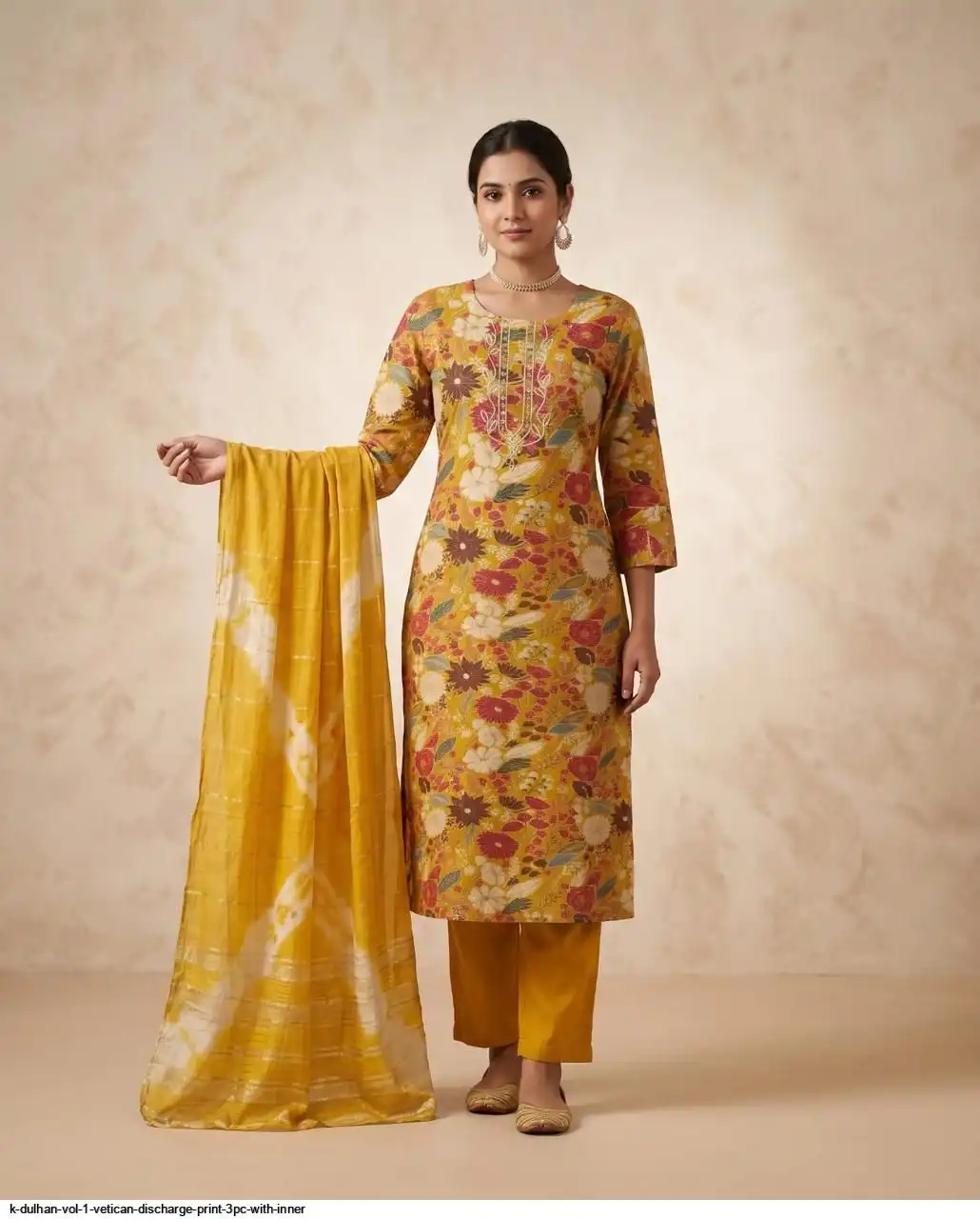 K DULHAN VOL 1 VETICAN DISCHARGE PRINT 3PC WITH INNER 4