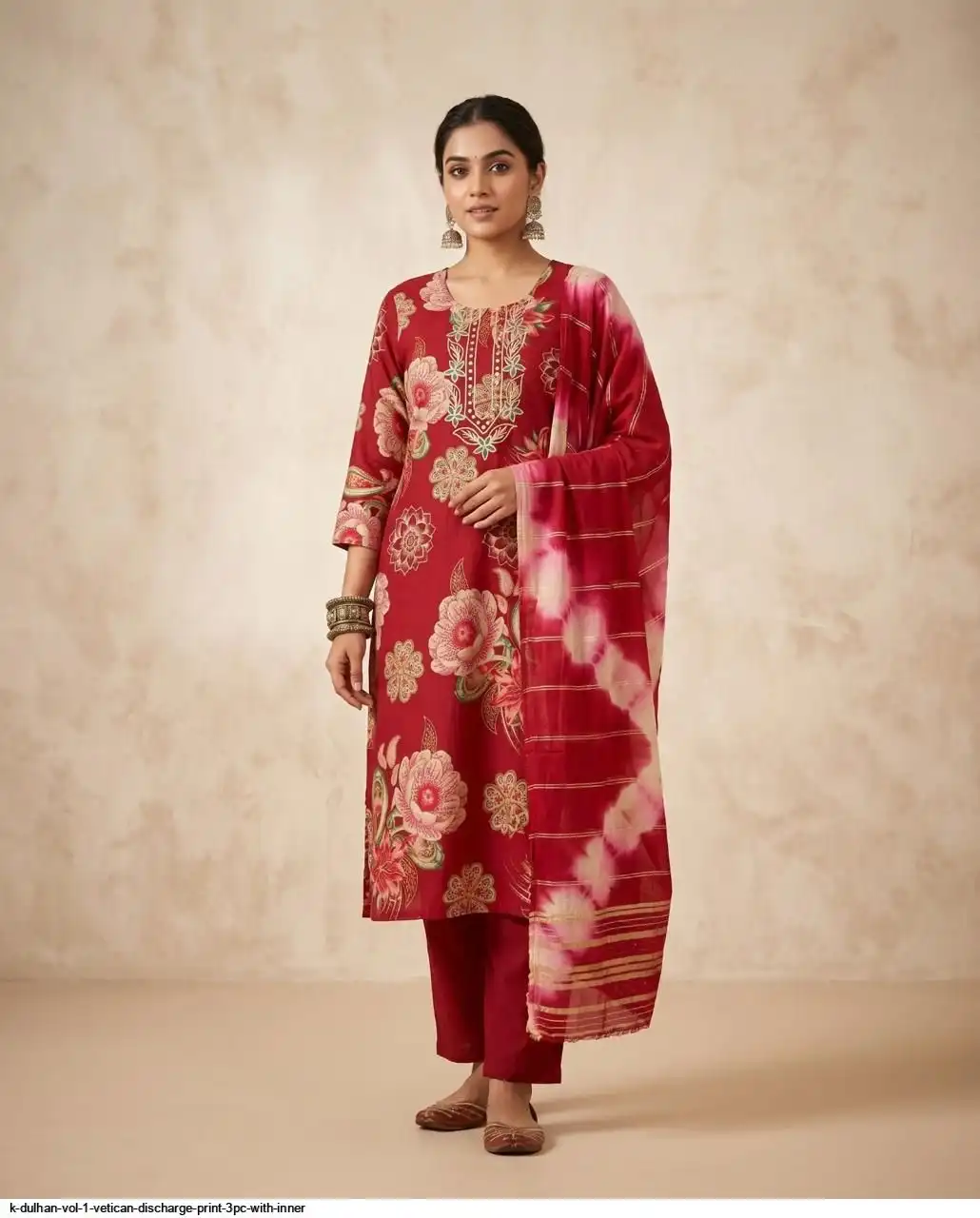 K DULHAN VOL 1 VETICAN DISCHARGE PRINT 3PC WITH INNER 6