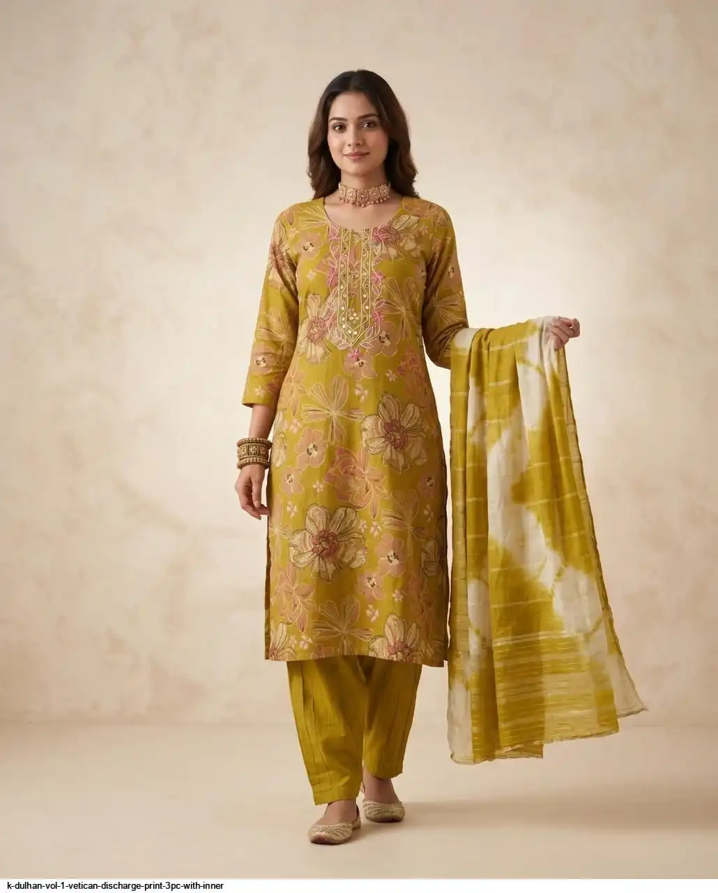 K DULHAN VOL 1 VETICAN DISCHARGE PRINT 3PC WITH INNER 7