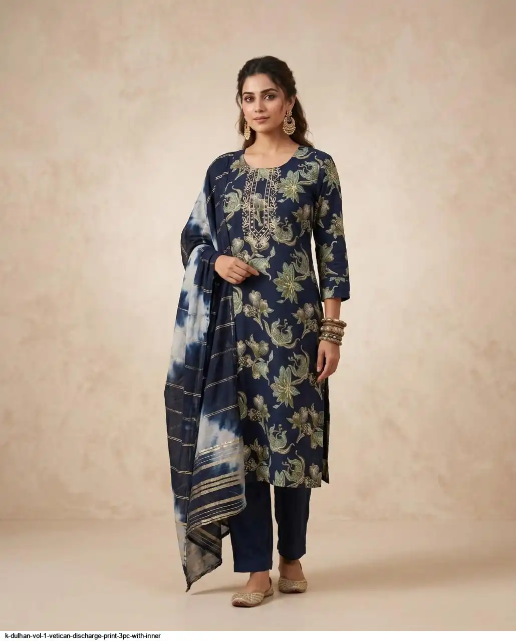 K DULHAN VOL 1 VETICAN DISCHARGE PRINT 3PC WITH INNER 8