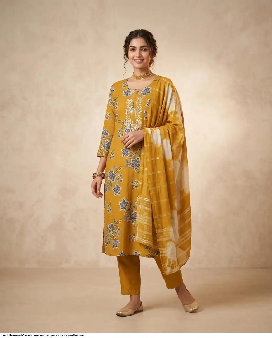 K DULHAN VOL 1 VETICAN DISCHARGE PRINT 3PC WITH INNER 12