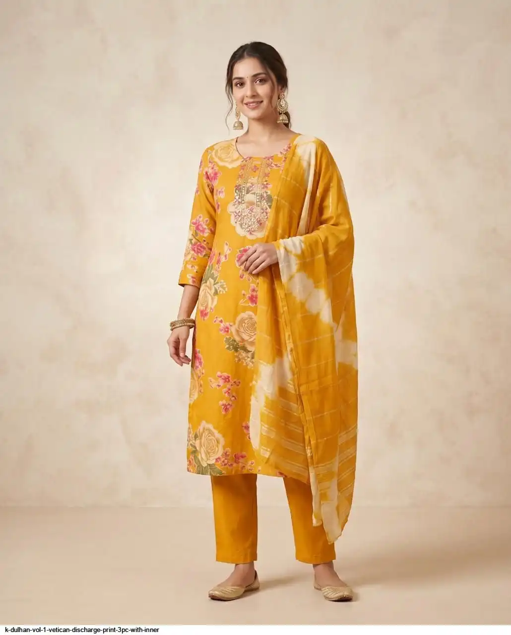 K DULHAN VOL 1 VETICAN DISCHARGE PRINT 3PC WITH INNER 11